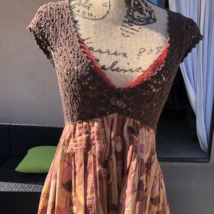 Vintage Free People crochet top. Simply Beautiful.